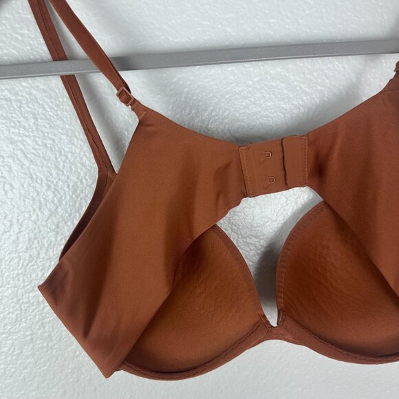 Skims Ultimate Teardrop Push Up Bra 36B Burnt Orange Everyday Lightweight - Picture 5 of 5